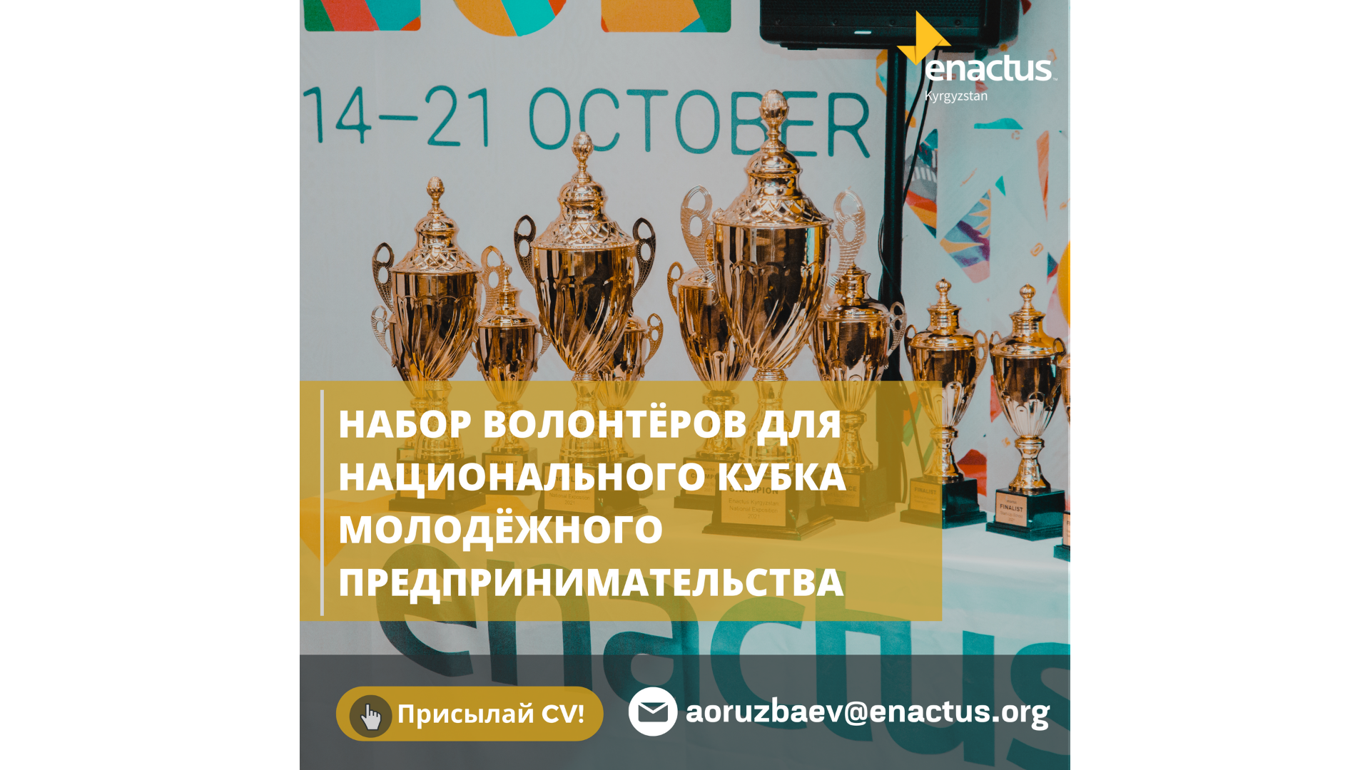 Открыт набор волонтёров на Национальный Кубок Молодежного Предпринимательства 2022! 